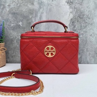 🎀 (สด-ผ่อน) กระเป๋าสีแดงสด 7 นิ้ว TORY 87871 Tory burch Willa Mini Vanity