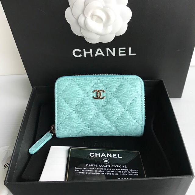 New Chanel Chanel Zippy Card Holder