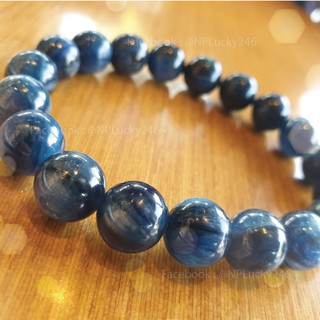 หินไคยาไนท์แท้ Kyanite (หินเงินล้านปลดหนี้) 10 mm. ส่งฟรี ผ่านพิธีเปิดพลังฐาตุ