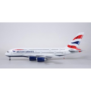 โมเดลเครื่องบิน สายการบิน British Airway แอร์บัส A 380 มีไฟใช้ระบบสัมผัสหรือเสียง เหมาะในการให้เป็นของขวัญ ตั้งโชว์