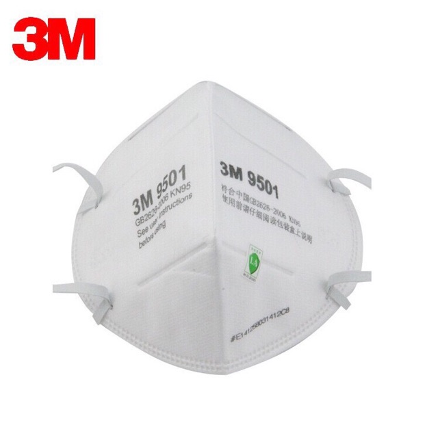 3M 9501V+ หน้ากากกรองอนุภาค ฝุ่นขนาดเล็ก PM2.5 (พร้อมส่ง)