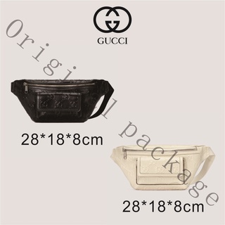 Brand new authentic Gucci GG print embossed belt bag