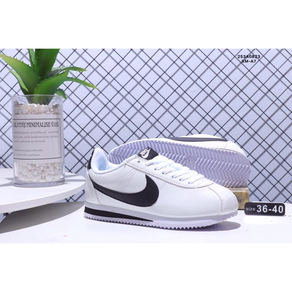 70 Nike Classic Cortez Leather Forrest Gump Classic Running Shoes Casual Sneakers 807471 103