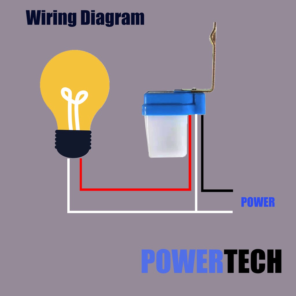 สวิตซ์แสง แสงแดด เซนเซอร์แสง 10 แอมป์ 1ชิ้น 2000W - รูปที่ 3