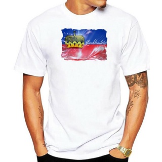 [S-5XL]Liechtenstein Flag - เสื้อยืดลําลอง แขนสั้น พิมพ์ลายธงชาติ สีขาว สําหรับเด็กผู้ชาย