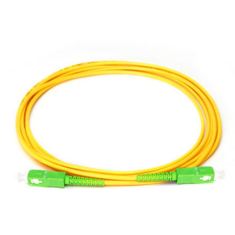 50pcs/lot SC APC 3.0mm Simplex mode fiber optic patch cord Cable SC APC FTTH fiber optic jumper cabl