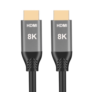 สายHDMI 2.1 8K 120Hz 4K 60Hz 48Gbps ARC HDRสำหรับเครื่องขยายเสียงทีวีPS4 NSโปรเจคเตอร์ความละเอียดสูง