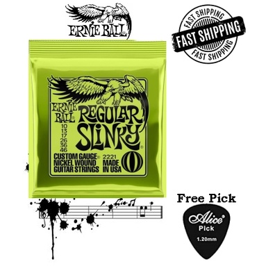 Ernie Ball 2221 Regular Slinky 10-46 สายกีตาร์ไฟฟ้า