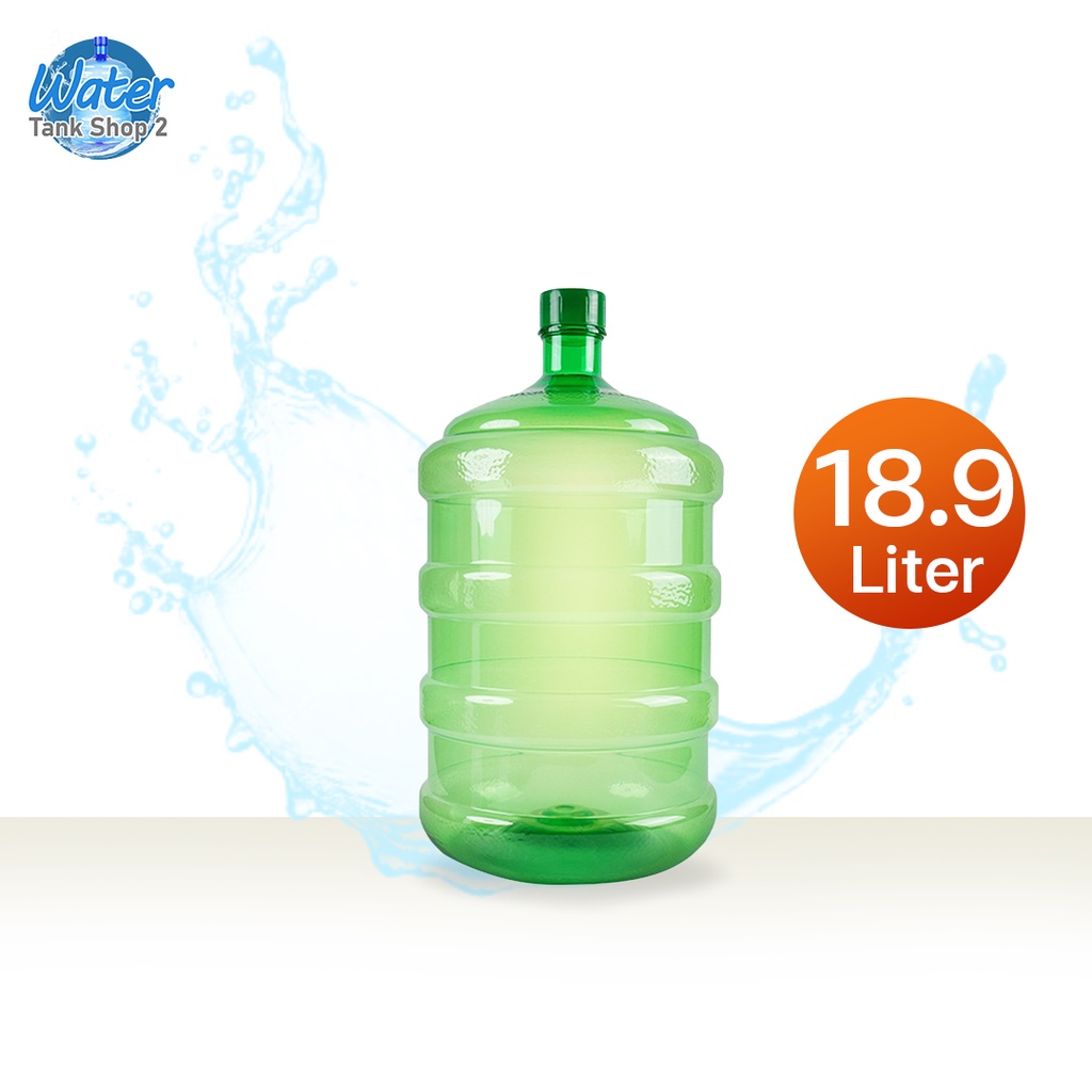 Watertankshop ถังน้ำ ถังน้ำดื่ม PET ขนาด 18.9 ลิตร ถังฝาเกลียว แบบหนาเกรดA พร้อมส่ง