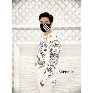 MASK CUTE   Premium warm suits  By SUPERD THAILAND เซ็ตชุดวอร์มดีไซน์เก๋ Code:8019