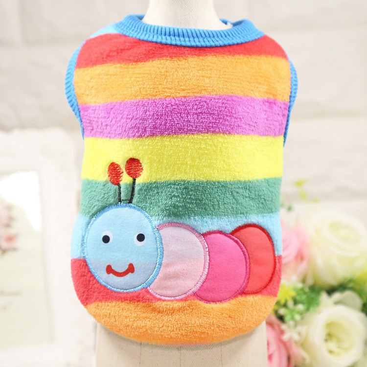 เสื้อลายการ์ตูน เสื้อฮู้ดอุ่น สำหรับสัตว์เลี้ยง คริสต์มาส หมา แมว กระต่าย โค้ท - รูปที่ 7