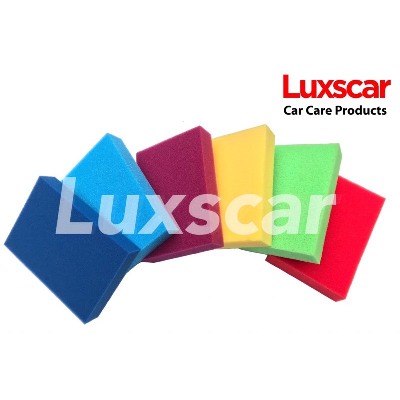 ฟองน้ำwax ฟองน้ำแว๊ก ทายาง ขัดกระจก เคลือบสีรถ ฟองน้ำล้างรถ คละสี(ร้านเลือกสีไปให้) - รูปที่ 6