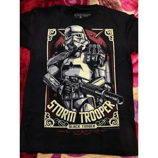 เสื้อยืด BT020 STAR WARS Storm Trooper Original Black Timber t-Shirt
