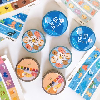 Masking Tape วาชิเทป คละลายพ้องสัตว์,Oh I see และแยม [NuNue]
