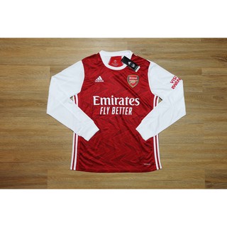 เสื้อบอลทีมอาร์เซนอลแขวนยาว เหย้าล่าสุด2020-2021 เกรดAAA