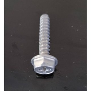 Tapping Screw 5x25mm สกูรเกลียวหยาบหัวหกเหลี่ยม No8