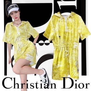 ชุดเดรส Christian Dior SHORT HOODED DRESS