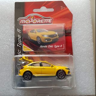 Majorette Honda civic type-r สีเหลือง