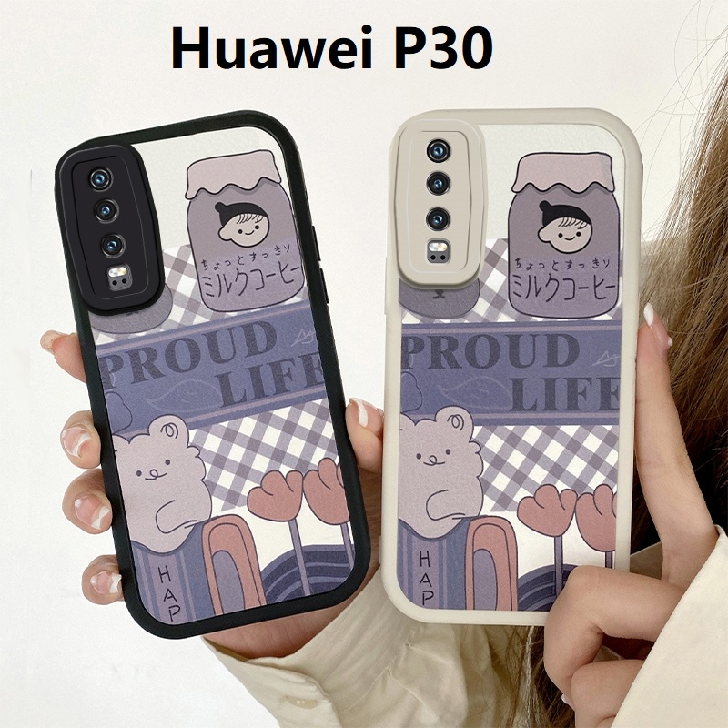 Cartoon tiger Snoopy เคท Huawei P30 P40 P50 Mate40 Pro Soft Case เคส Huawei P30 Pro เคสโทรศัพท์ Phone Cover