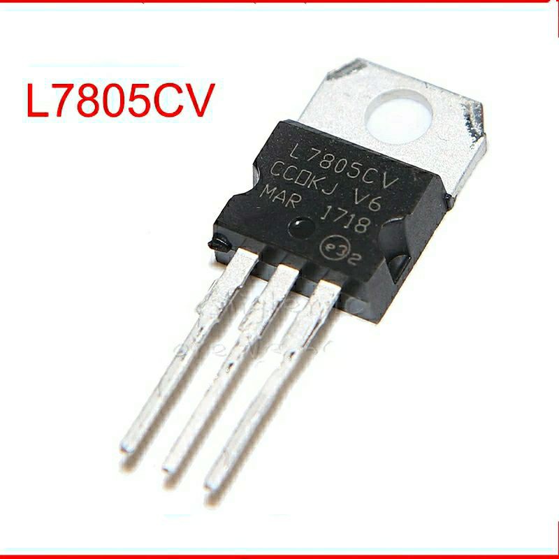 1.5A / 5V​ และ 12V​ three terminal regulator​ +5V L7805CV,​  +12V​ L7812CV TO220