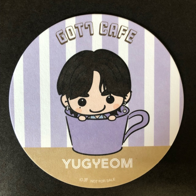 ที่รองแก้วยูคยอมgot7 จาก got7_cafe