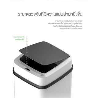 Klein_Home ถังขยะอัจฉริยะในครัวเรือนเซนเซอร์อัตโนมัติติ มีฝาปิดห้องนั่งเล่นห้องนอนห้องครัวและห้องน้ำถังขยะคัดแยกขยะ