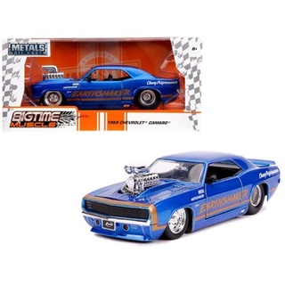 โมเดลรถยนต์ โมเดลรถเหล็ก โมเดลรถ Chevrolet Camaro1969 แบรนด์ Jada สเกล1:24