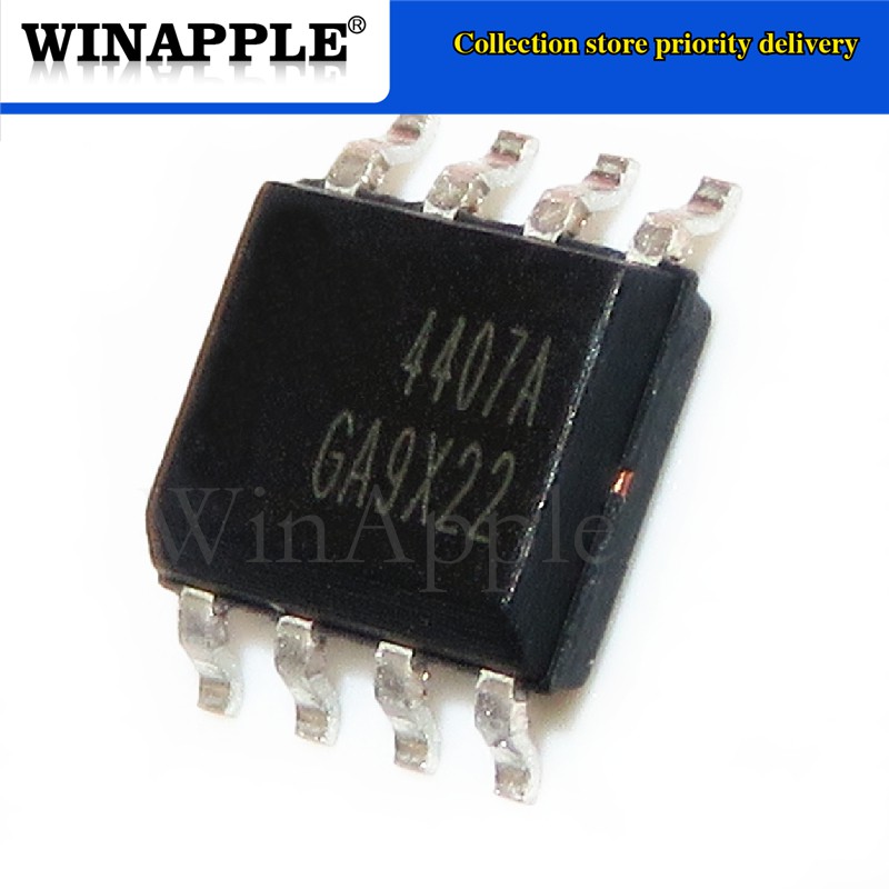 10 ชิ้น/ล็อต AO4407AL AO4407A AO4407 4407A 4407 SOP8 30V 12A P-Channel MOSFET ในสต็อก
