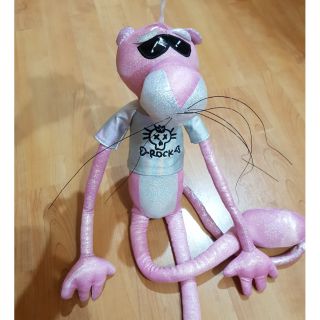 ตุ๊กตาพิงค์ แพนเตอร์ ผ้ากลิตเตอร์มีวิ๊งๆ Pink Panther