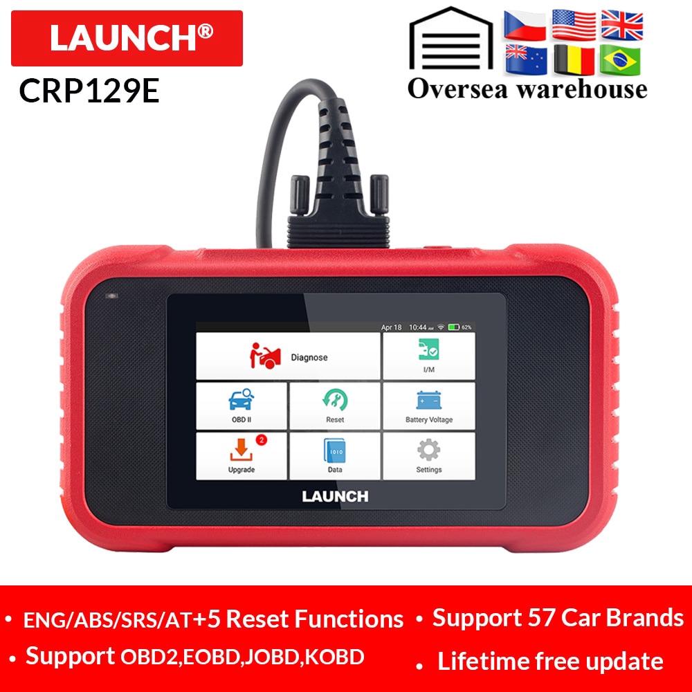 X431 CRP123E OBD2 เครื่องอ่านรหัส ENG ABS ถุงลมนิรภัย SRS Transmission เครื่องมือวินิจฉัยรถยนต์อายุก