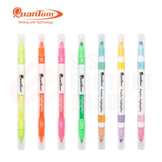 ปากกาเน้นข้อความ2หัว ปากกาไฮไลท์ Quantum Neon&amp;Pastel QH780 &amp; QH790