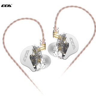 ✁Cca CRA ชุดหูฟังอินเอียร์ HiFi โพลิเมอร์ไดอะแฟรมสูง ตัดเสียงรบกวน สําหรับเล่นเกม