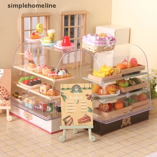 [simplehomeline] โมเดลตู้โชว์เค้กจิ๋ว 1:12 สําหรับตกแต่งบ้านตุ๊กตา พร้อมส่ง