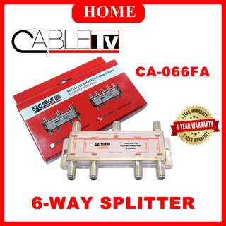 CABLE Satellite Splitter All Pass 6 way รุ่น CA 066/FA
