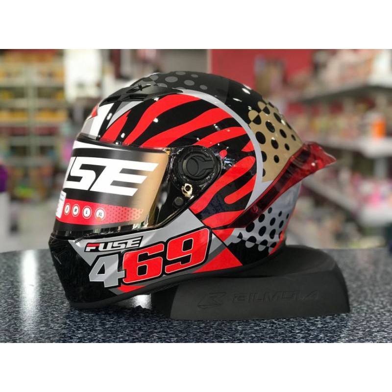 หมวกกันน๊อค FUSE NRX รุ่น EVO แว่นชั้นเดียว นวมถอดได้