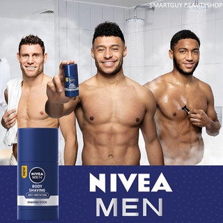 Nivea Men Body Shaving Anti-Irritation Shaving Stick 75ml ผลิตภัณฑ์ช่วยลดการระคายเคืองก่อนการโกนหนวดรูปแบบแท่ง