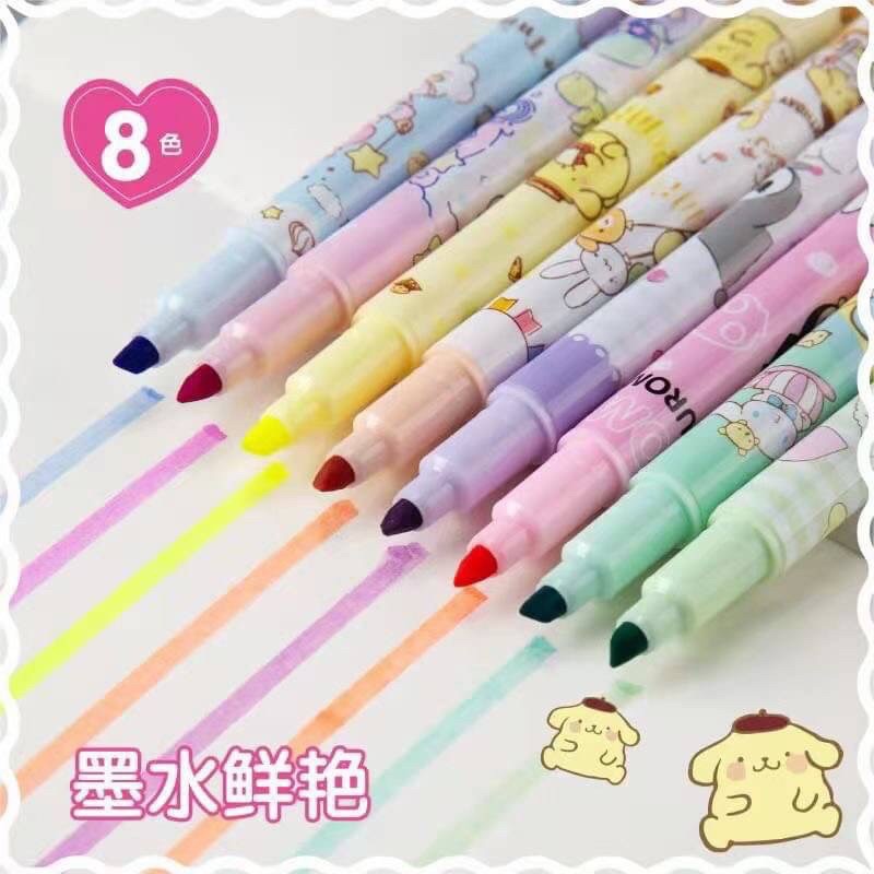 Sanrio Erasable Hilight Set (8 colors)