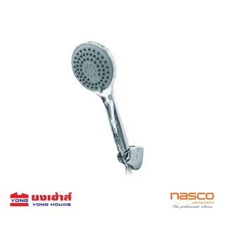 NASCO หัวฝักบัว 3ฟังก์ชั่นพร้อมสายและขอแขวนสีโครเมี่ยม รุ่น FS-9310-Sp ฝักบัว หัวฝักบัว3ฟังก์ชั้น นัสโก้ สีโครเมี่ยม