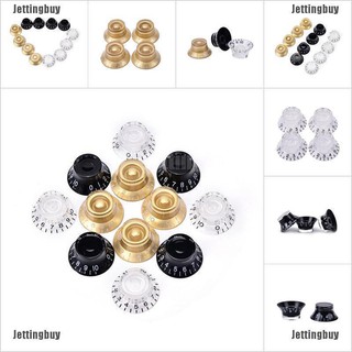 {Jettingbuy} ลูกบิดควบคุมระดับเสียง สําหรับกีตาร์ 4 ชิ้น