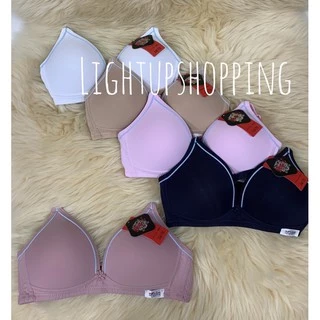 👙Nobra ไม่มีโครง👙No8833 คัพA ทรงเล็ก เหมาะกับคนหน้าอกเล็กมาก มีฟองน้ำ ✅แนะนำให้เพิ่ม 1ไซส์จากปกติ
