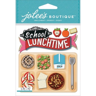 JOLEES BOUTIQUE - DIMENSIONAL STICKERS, SCHOOL LUNCH