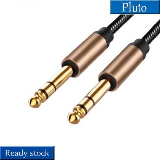 6.5mm Jack Audio Cable Nylon Braided for Guitar Mixer Amplifier 6.35 Jack Male to Male Aux Cable 1.8m Jack Cord AUX Cable