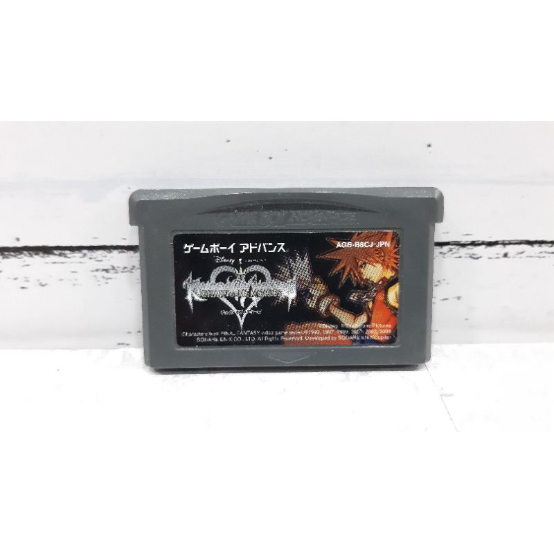 ตลับแท้ [GBA] [0005] Kingdom Hearts Chain of Memories (Japan) (AGB-B8CJ) Gameboy Game Boy Advance เก