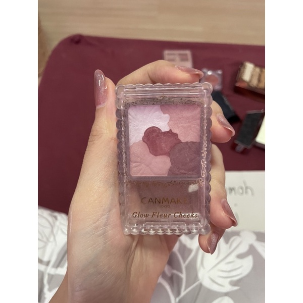 used** canmake glow fleur cheek 09