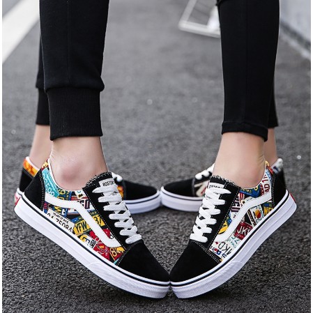 graffiti vans shoes