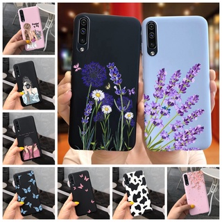 เคสโทรศัพท์ซิลิโคน TPU แบบนิ่ม ลายดอกไม้ สําหรับ Samsung Galaxy A50 A50S A30S A 50s SM-A505F A507F A307F