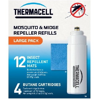แผ่น Refill พร้อมแก็ส สำหรับเครื่องไล่ยุง Thermacell Mosquito &amp; Midge Protection Refill (with gas) R-4