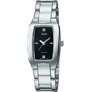 Casio Standard นาฬิกาข้อมือผู้หญิง รุ่น LTP-1165A-1C2 - สีเงิน/ดำ