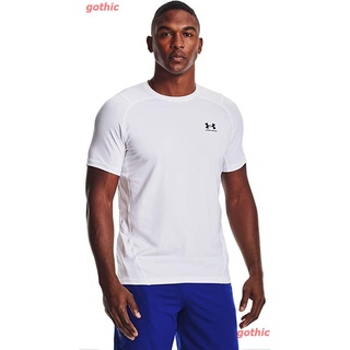 เสื้อยืดยอดนิยม Under Armour Mens HeatGear Fitted Short-Sleeve T-Shirt Sports T-shirt