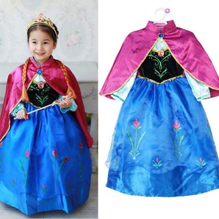 (ส่งฟรี/พร้อมส่ง) ชุดเจ้าหญิงอันน่า Anna Dress